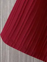 Casual Red Two-Piece Summer Set